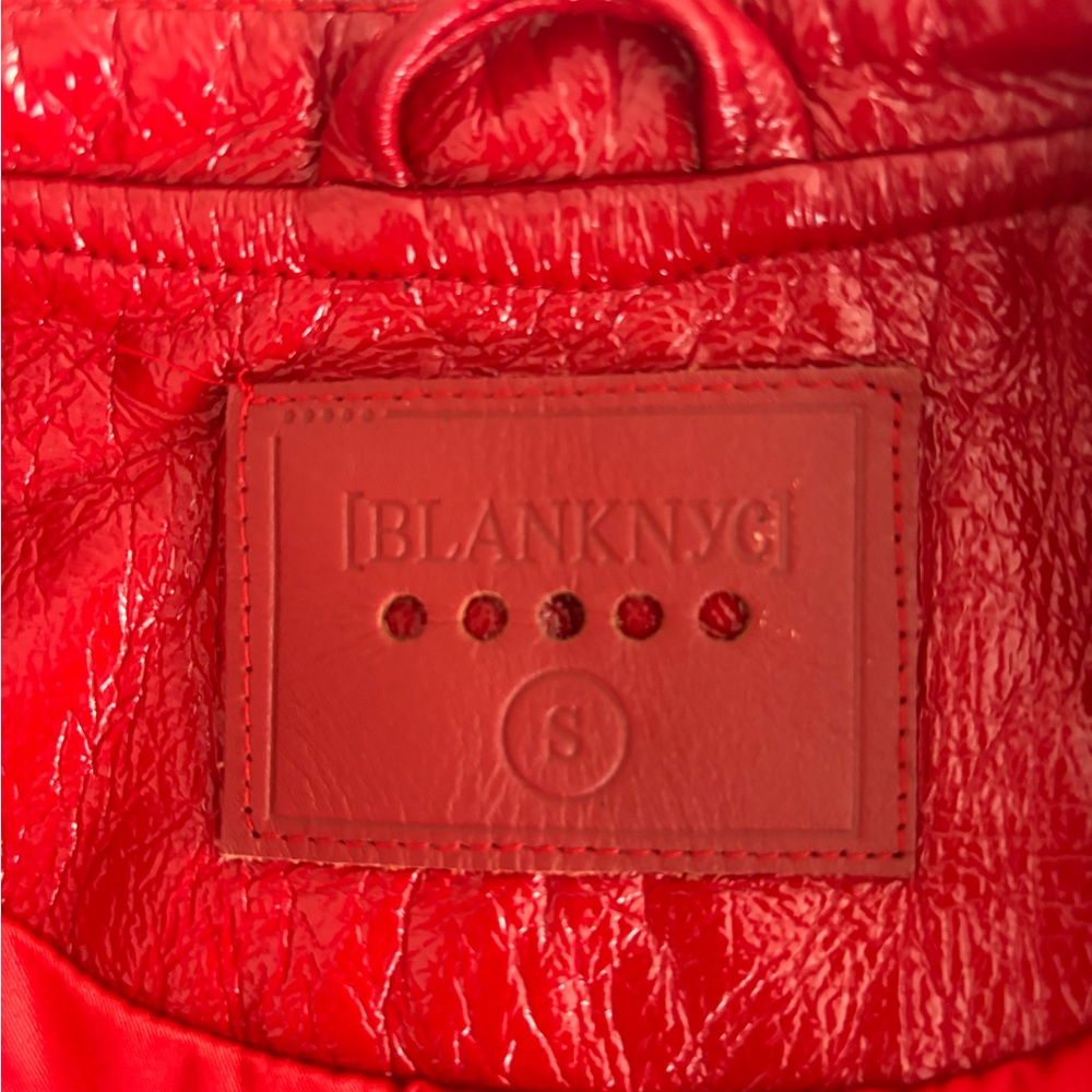 Blank NYC red moto jacket - Picture 9 of 13